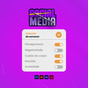 Social Media Design Designer Gráfico Crecklist PSD Editável