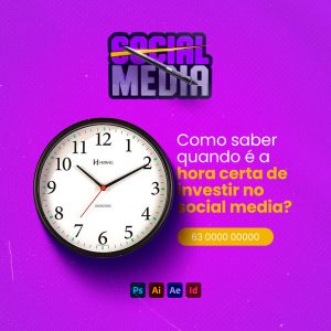Social Media Design Designer Gráfico PSD Editável