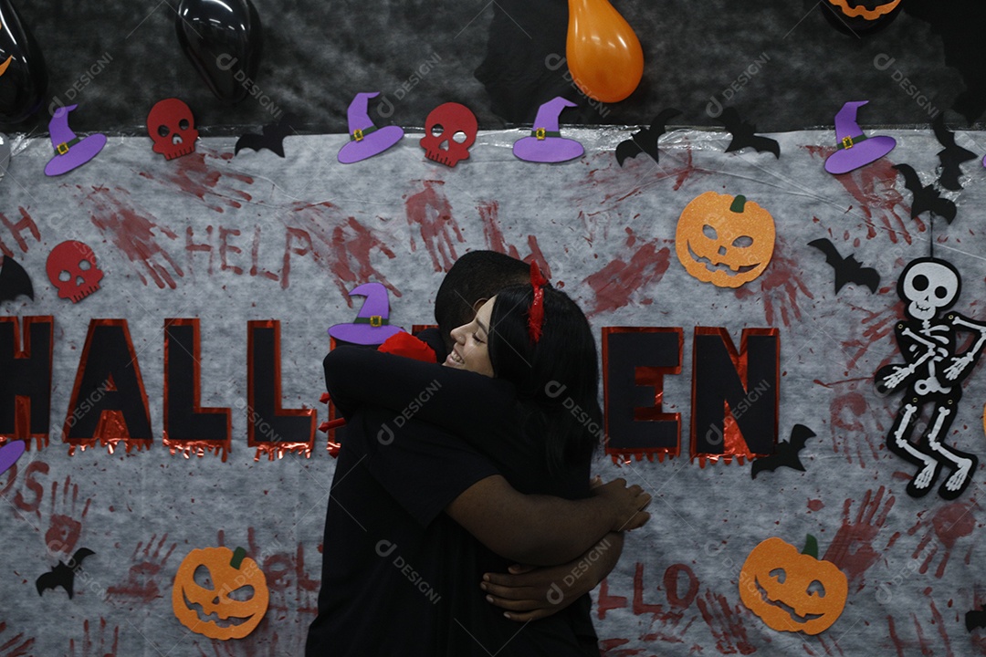 Mural de festas de halloween