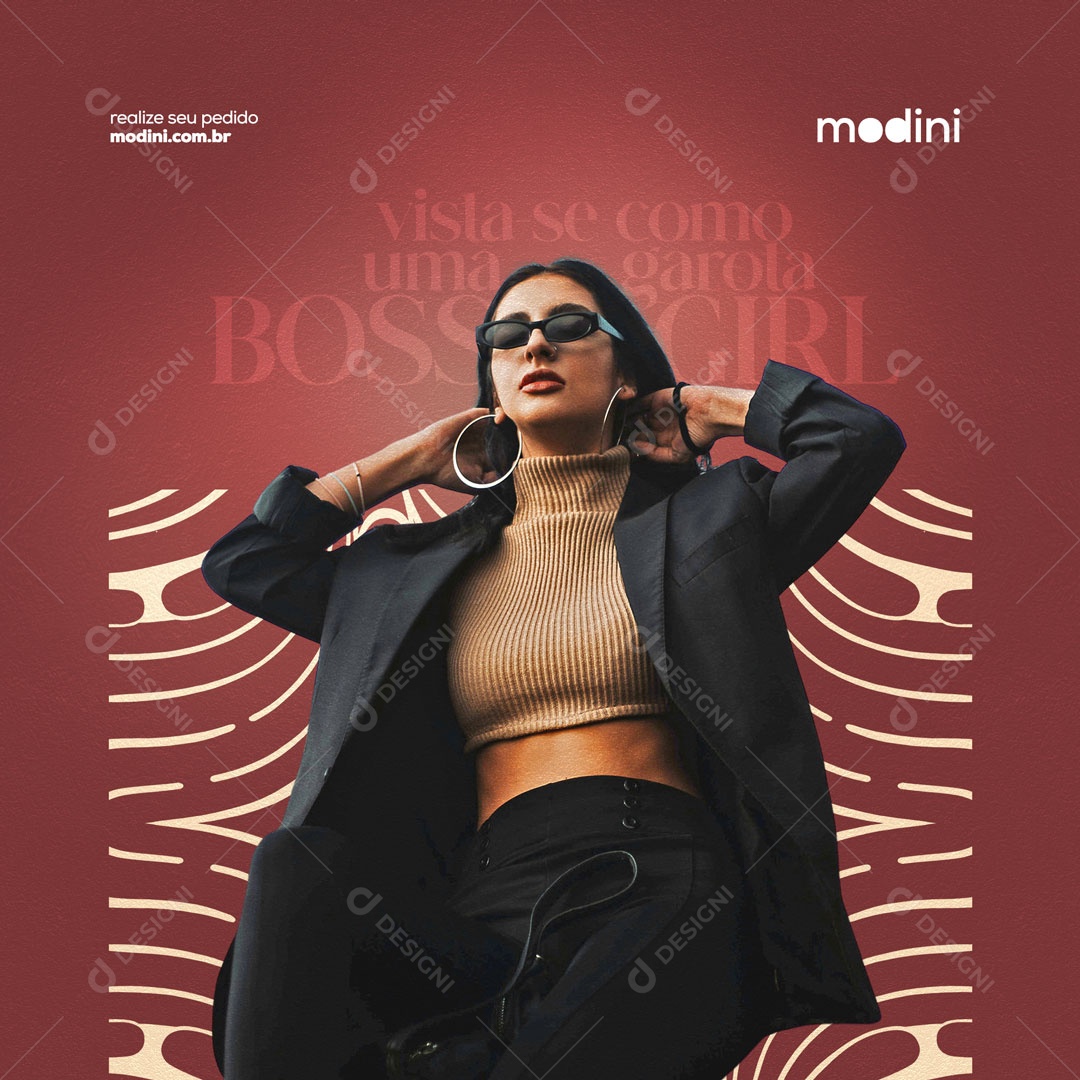 Social Media Loja de Roupas PSD Editável