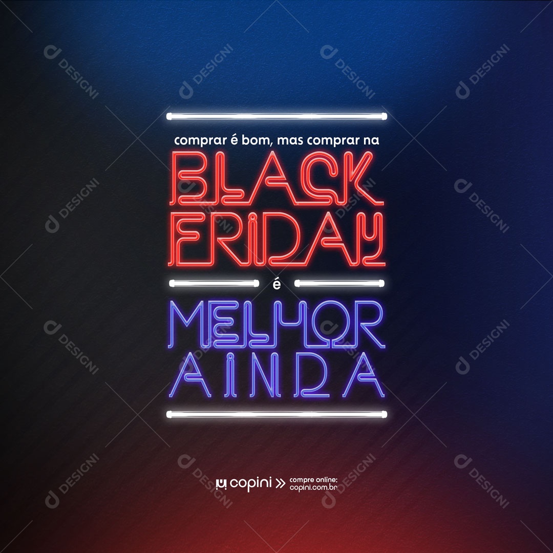 Comprar é bom, mas comprar na Black Friday é Melhor Ainda Social Media PSD Editável