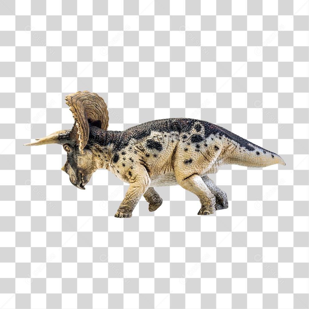 Objeto 3D Dinossauro Pré-histórico Para Composição PNG Transparente