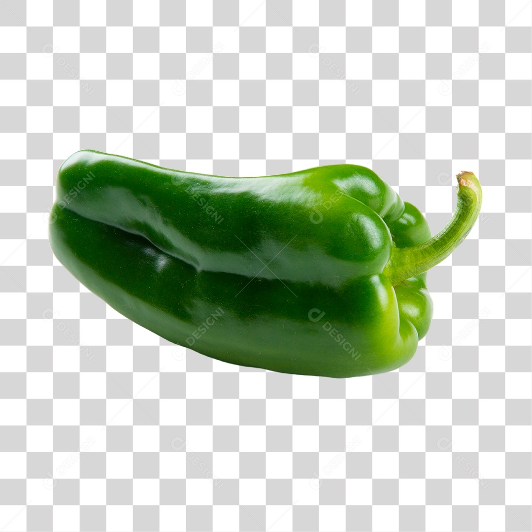 Pimentão Verde PNG Transparente Sem Fundo