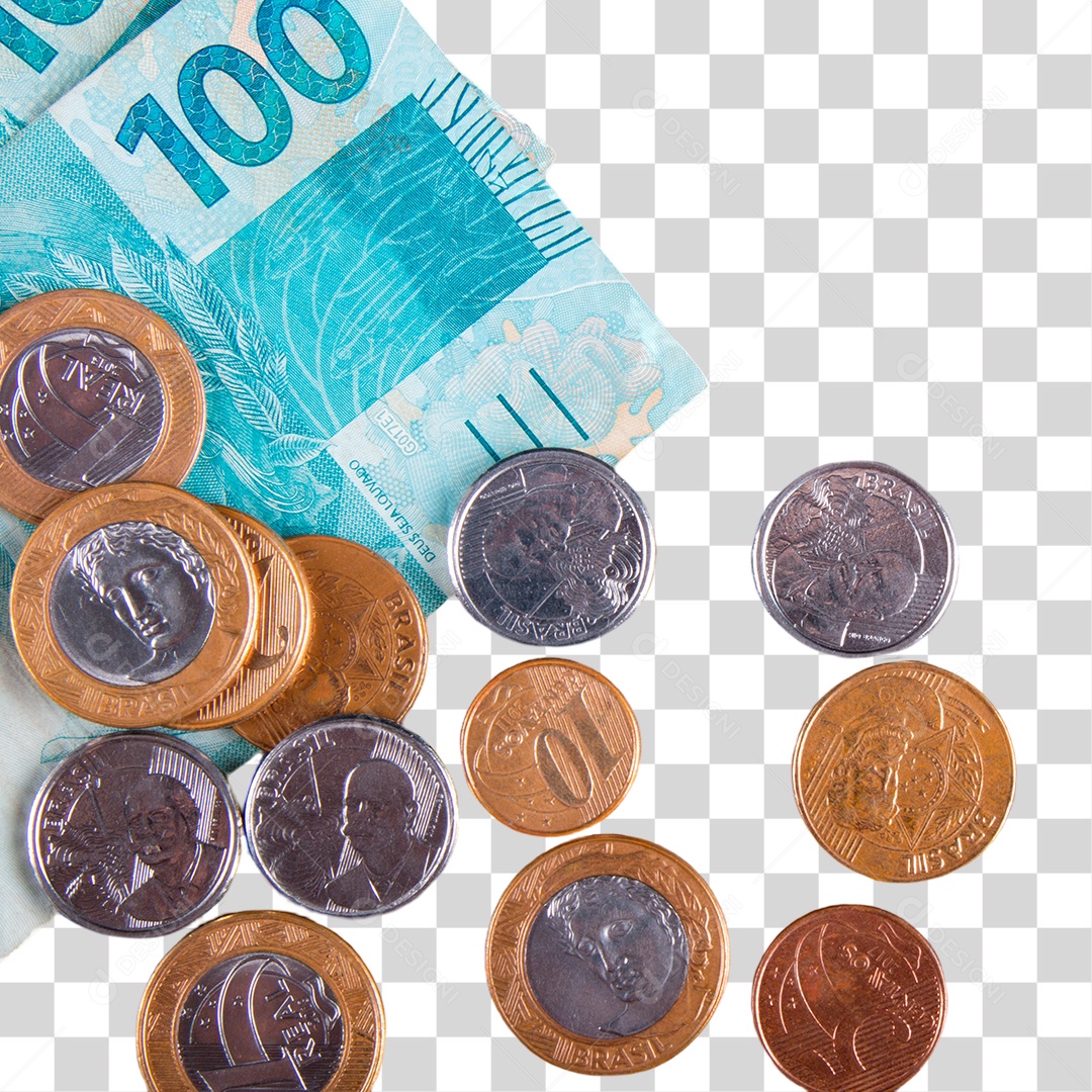 Dinheiro e Moedas PNG Transparente Sem Fundo