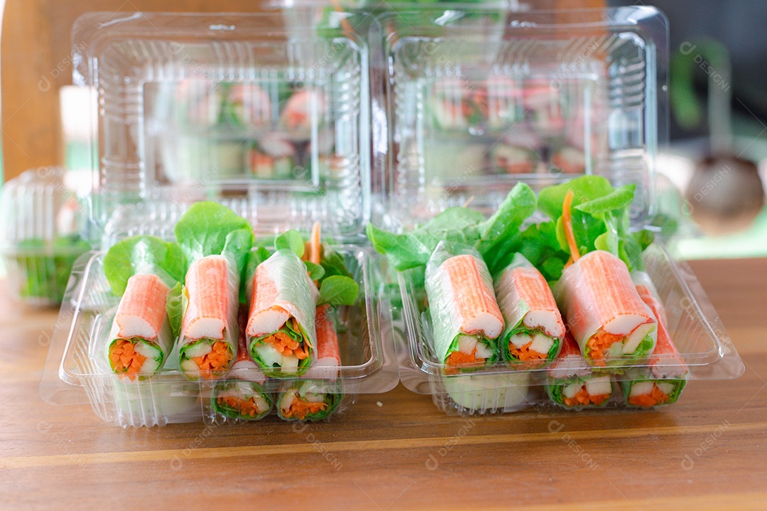 Rolinho vietnamita, comidas especiais veganas