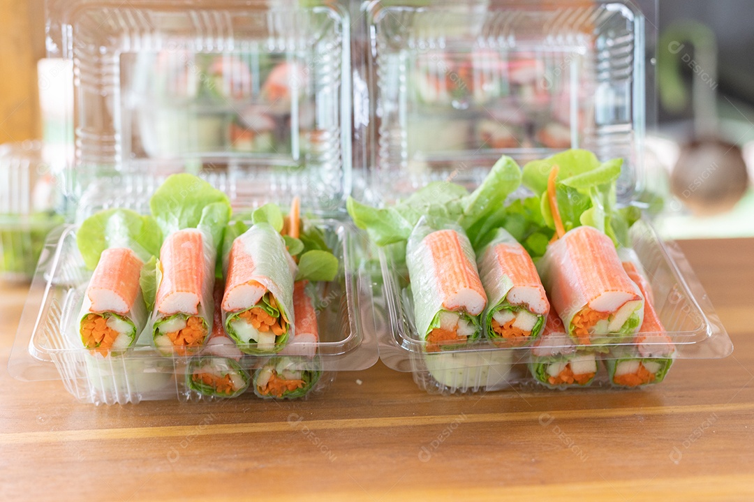 Rolinho vietnamita, comidas especiais veganas