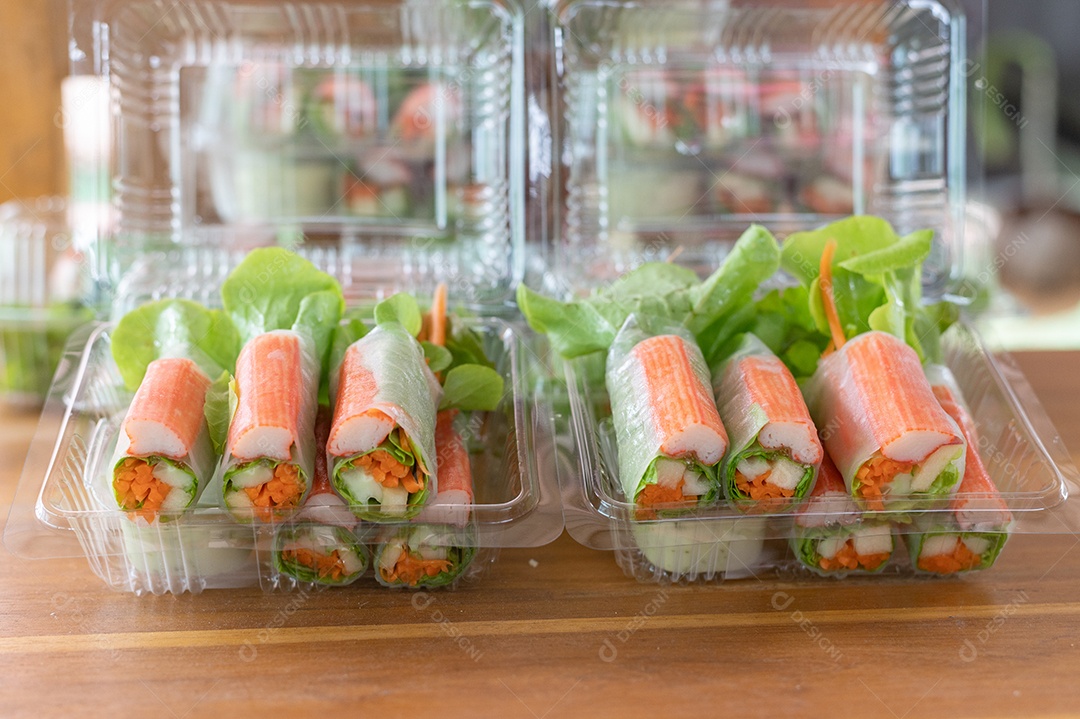 Rolinho vietnamita, comidas especiais veganas