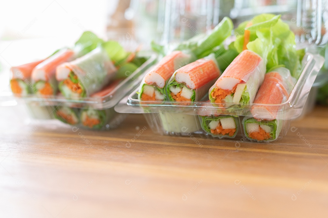 Rolinho vietnamita, comidas especiais veganas