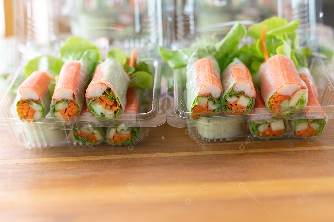 Rolinho vietnamita, comidas especiais veganas