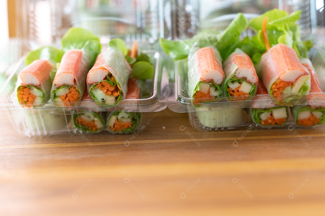 Rolinho vietnamita, comidas especiais veganas