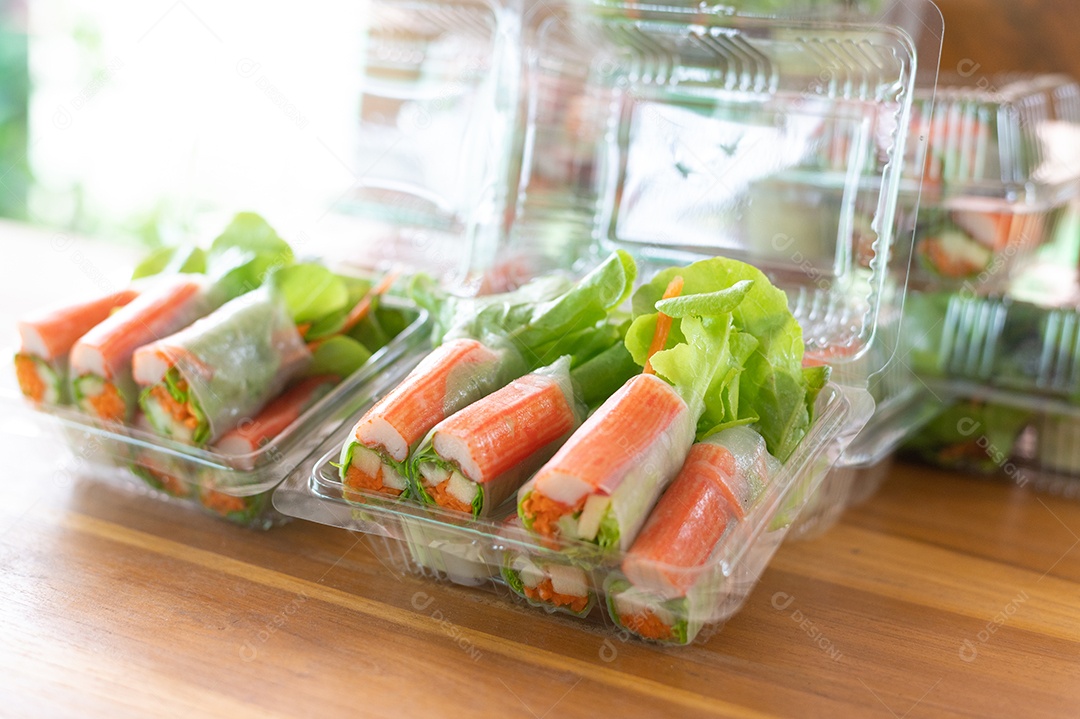 Rolinho vietnamita, comidas especiais veganas