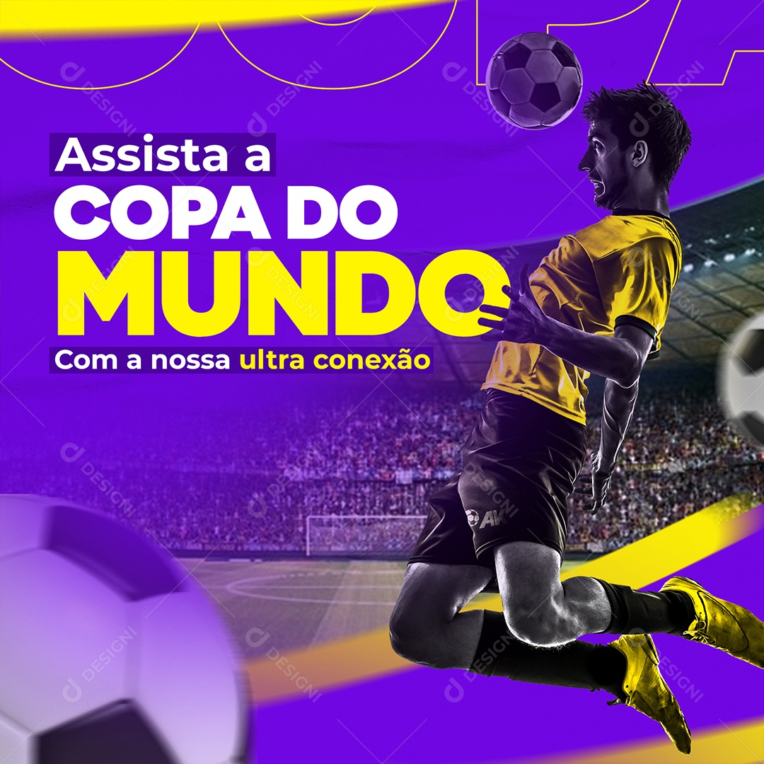 Internet Rápida de Verdade Social Media PSD Editável