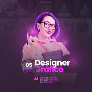 Feliz Dia do Designer Gráfico 05 de Novembro Parabéns Social Media PSD Editável