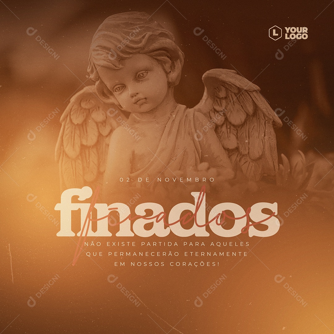 Dia De Finados 2 de Novembro Social Media PSD Editável