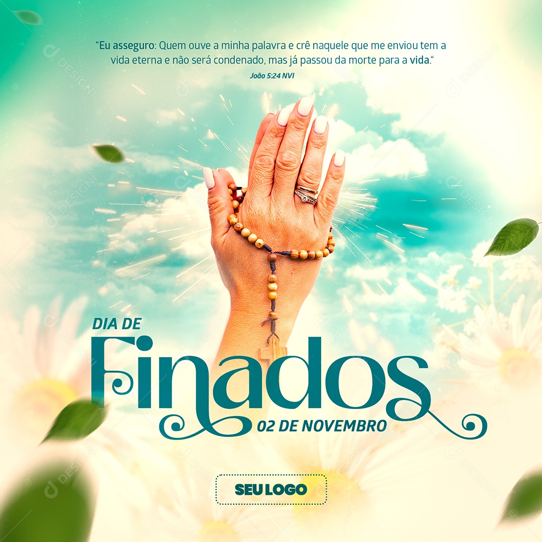 Dia De Finados 2 de Novembro Social Media PSD Editável