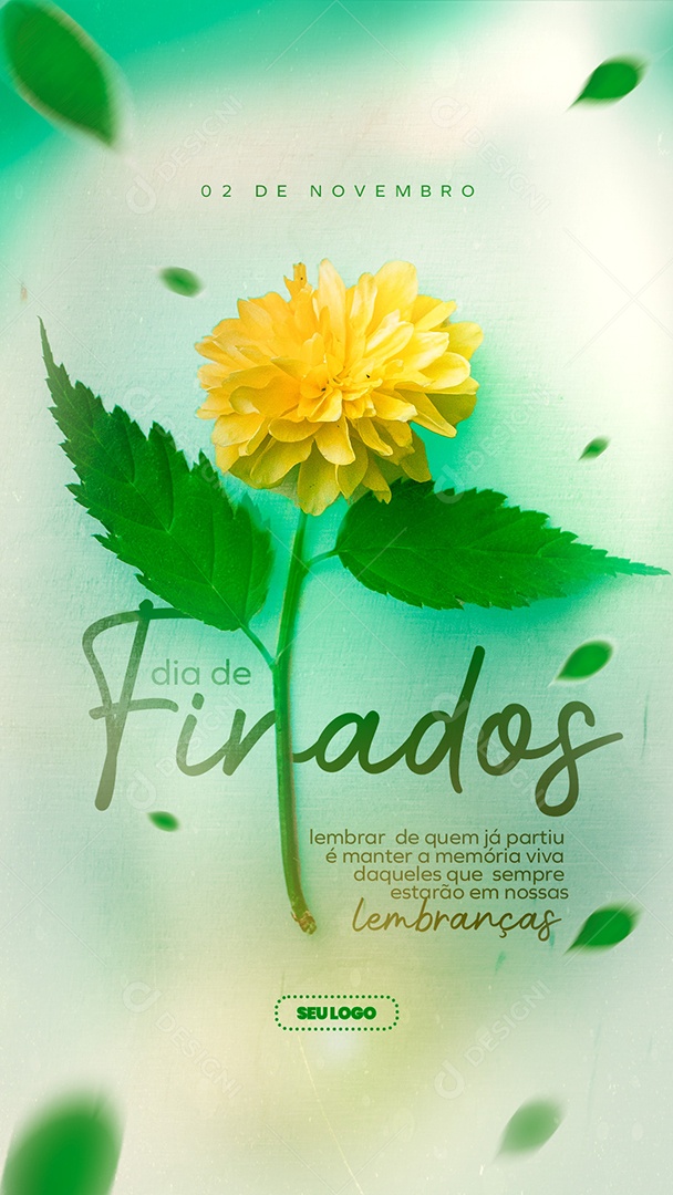 Story Dia De Finados 2 de Novembro Social Media PSD Editável
