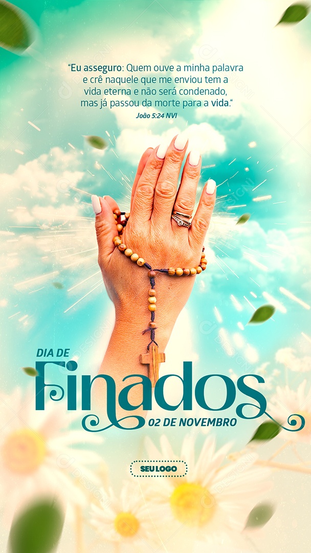 Story Dia De Finados 2 de Novembro Social Media PSD Editável