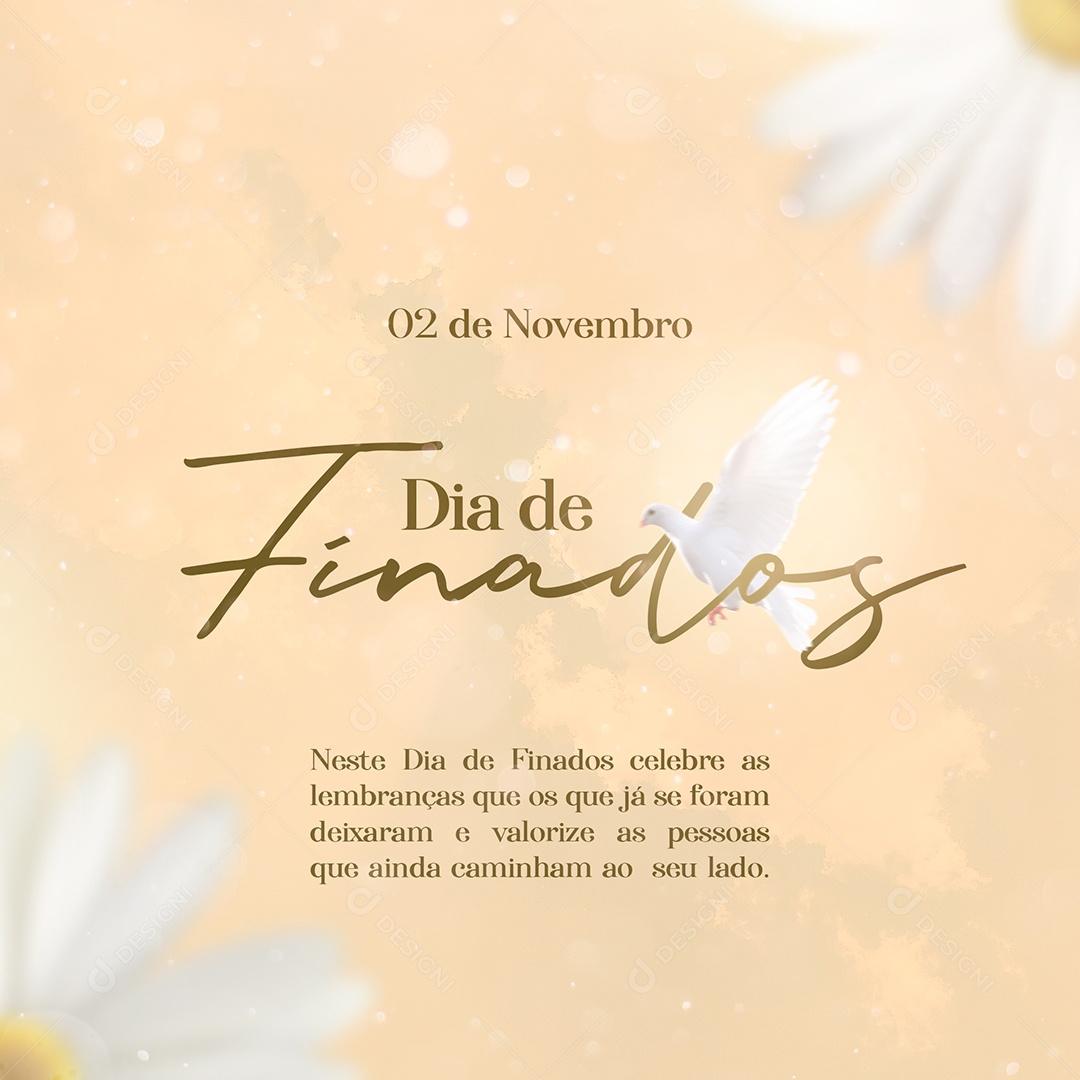 Dia De Finados 2 de Novembro Social Media PSD Editável