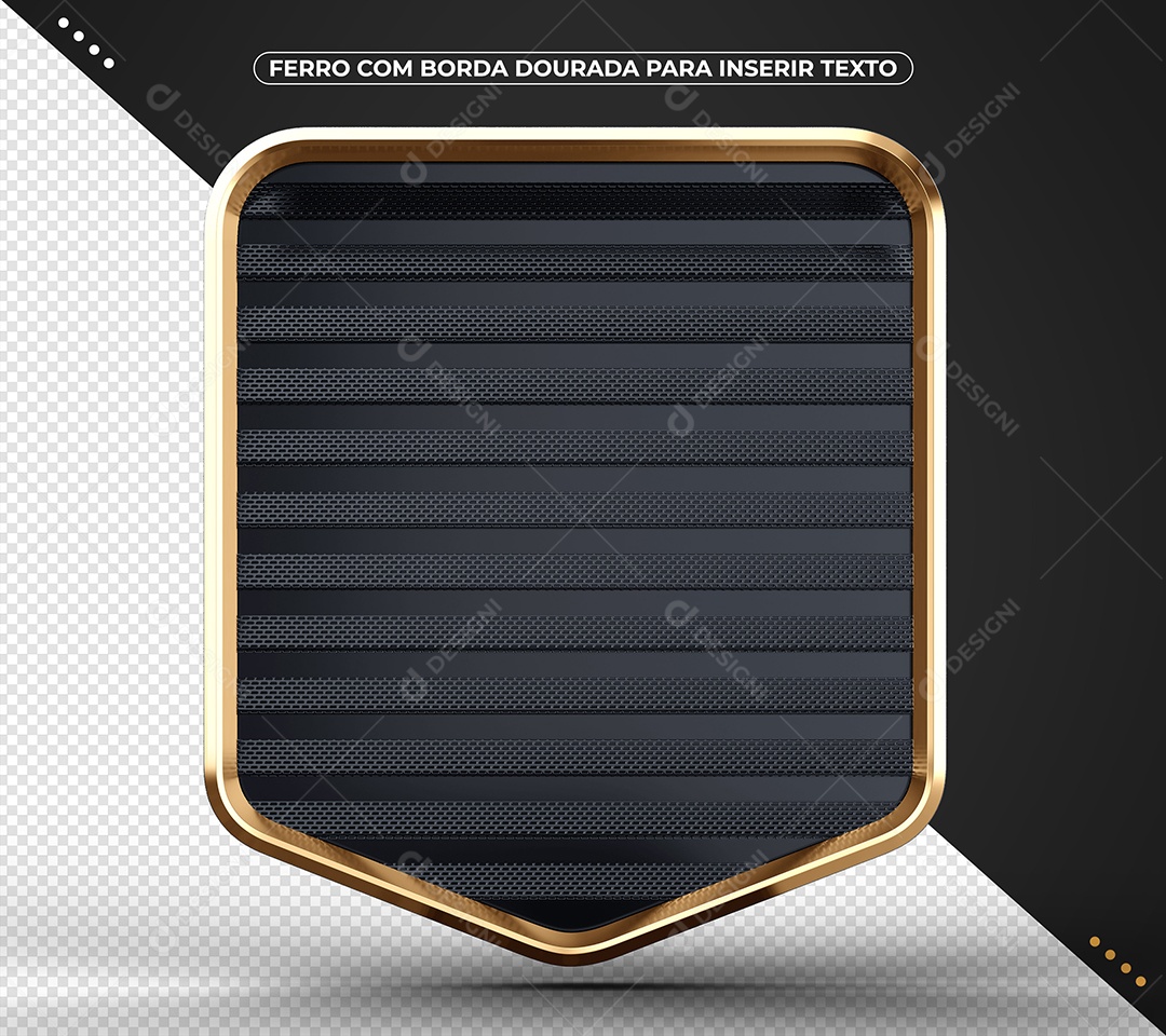 Estrutura Metálica Elemento 3D para Composição PSD