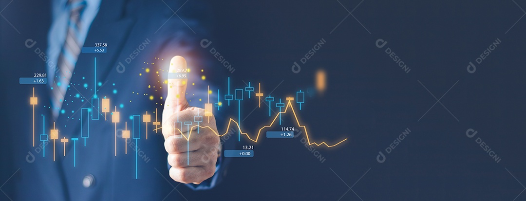 Planejamento e estratégia, mercado de ações, crescimento dos negócios, progresso