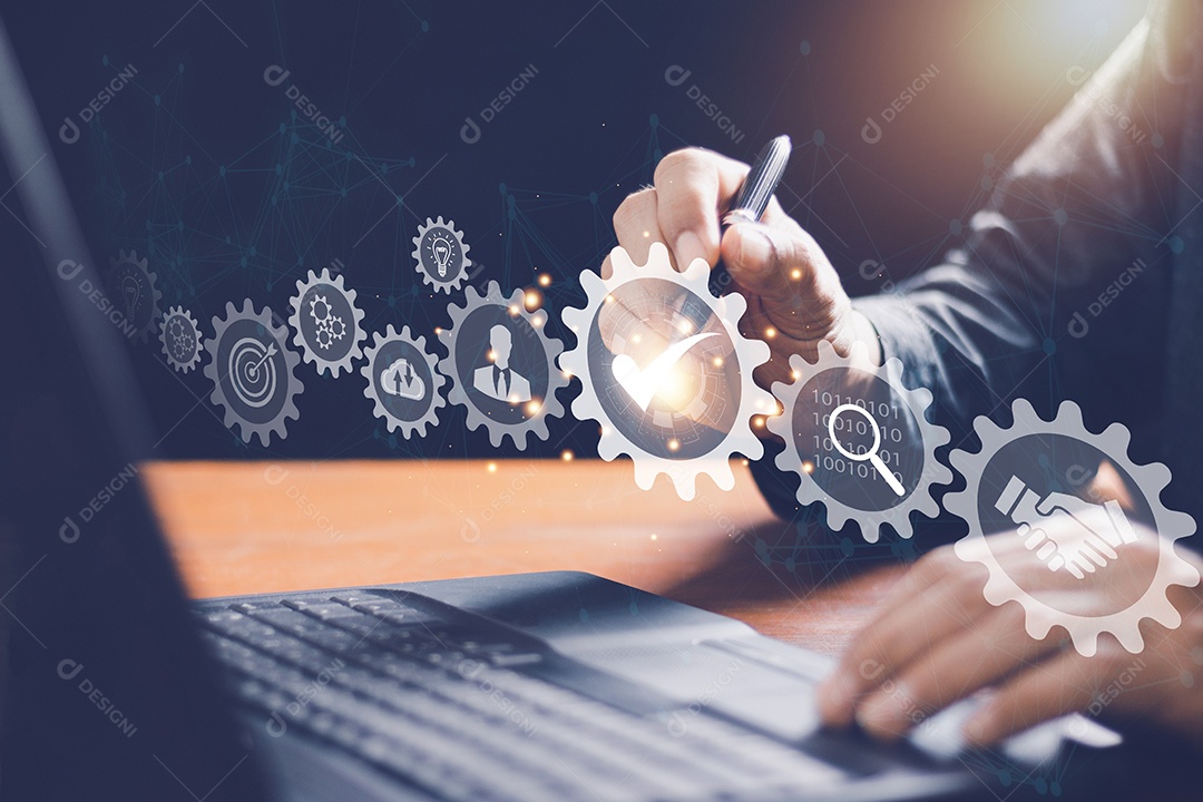 Gerenciamento e automação de processos de negócios com validação de pessoa