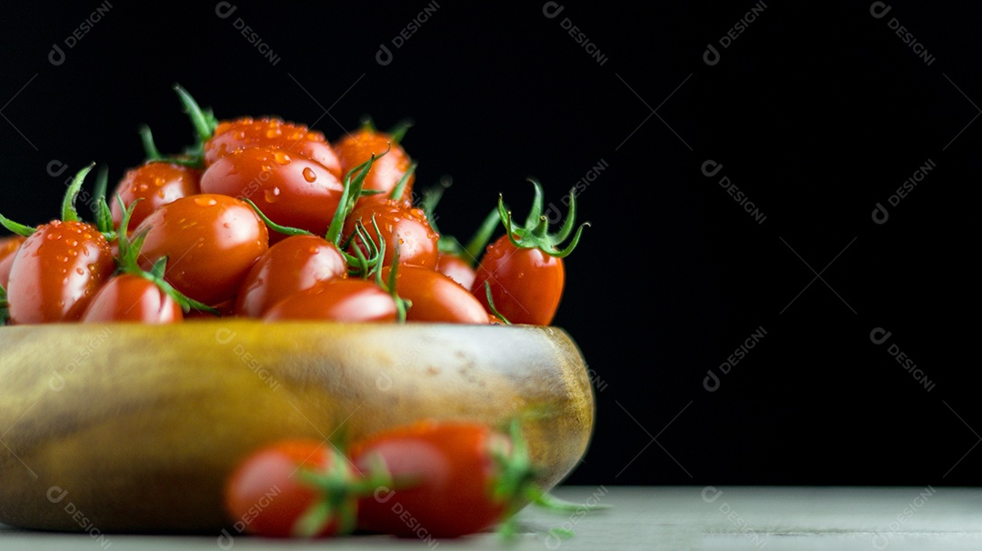 Vegetais de tomate são a base de uma dieta saudável
