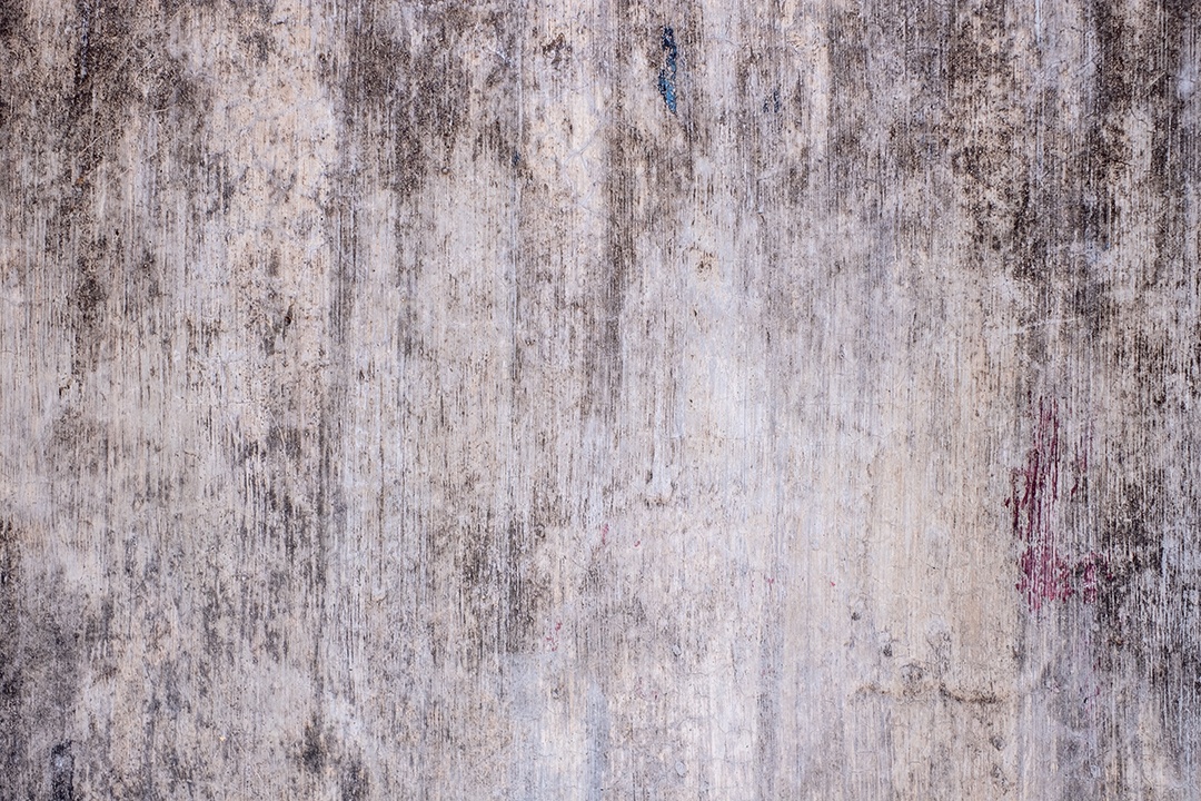 Velho muro de concreto em preto e branco, parede de cimento, parede quebrada