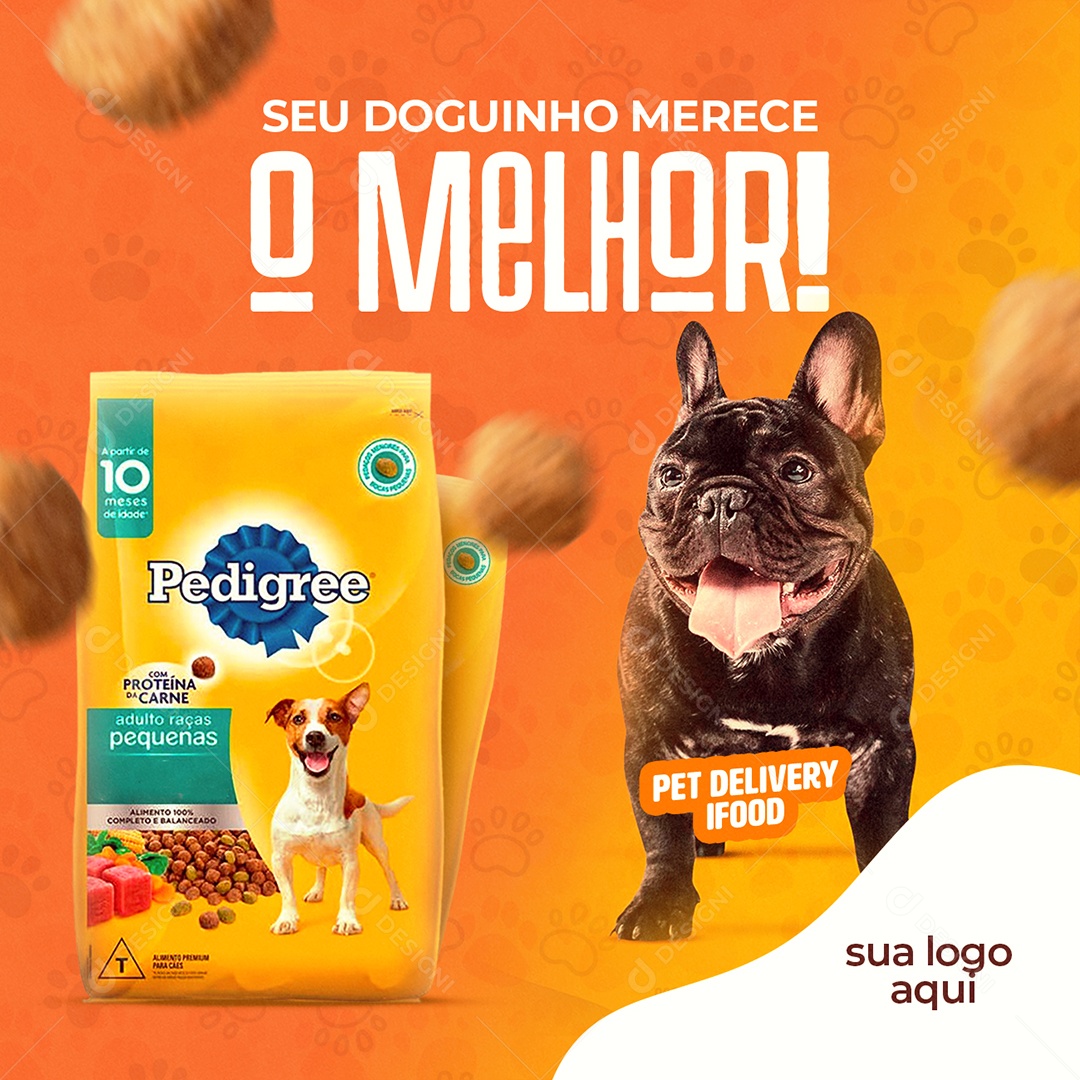 Seu Doguinho Merece o Melhor Media PSD Editável