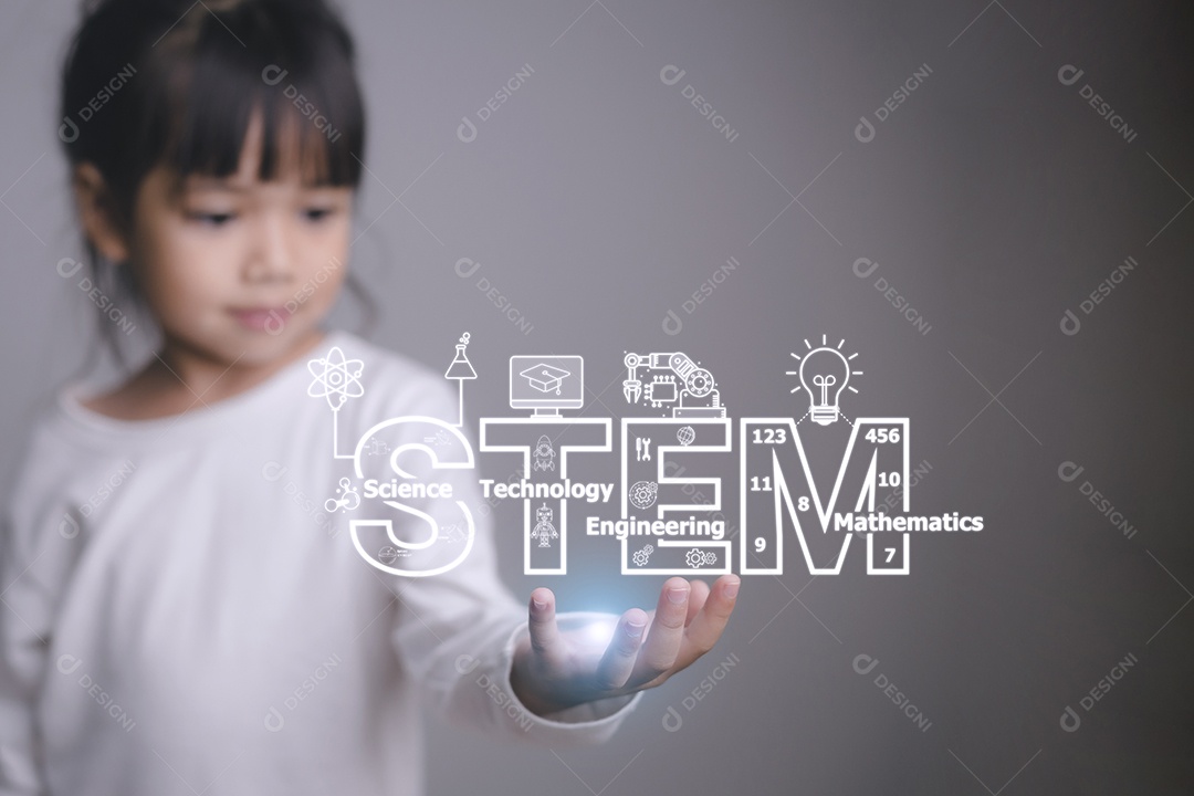 STEM Education Concept Science Technology Carpet Engineering