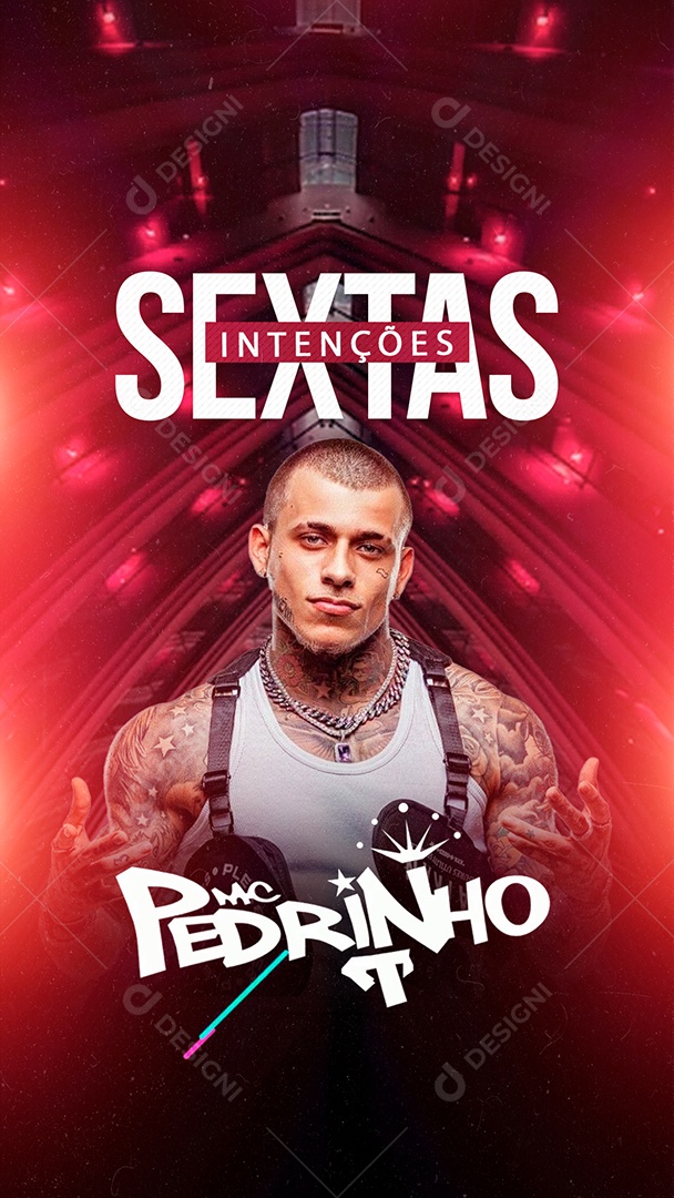 Story Flyer Sextas Intenções Social Media PSD Editável