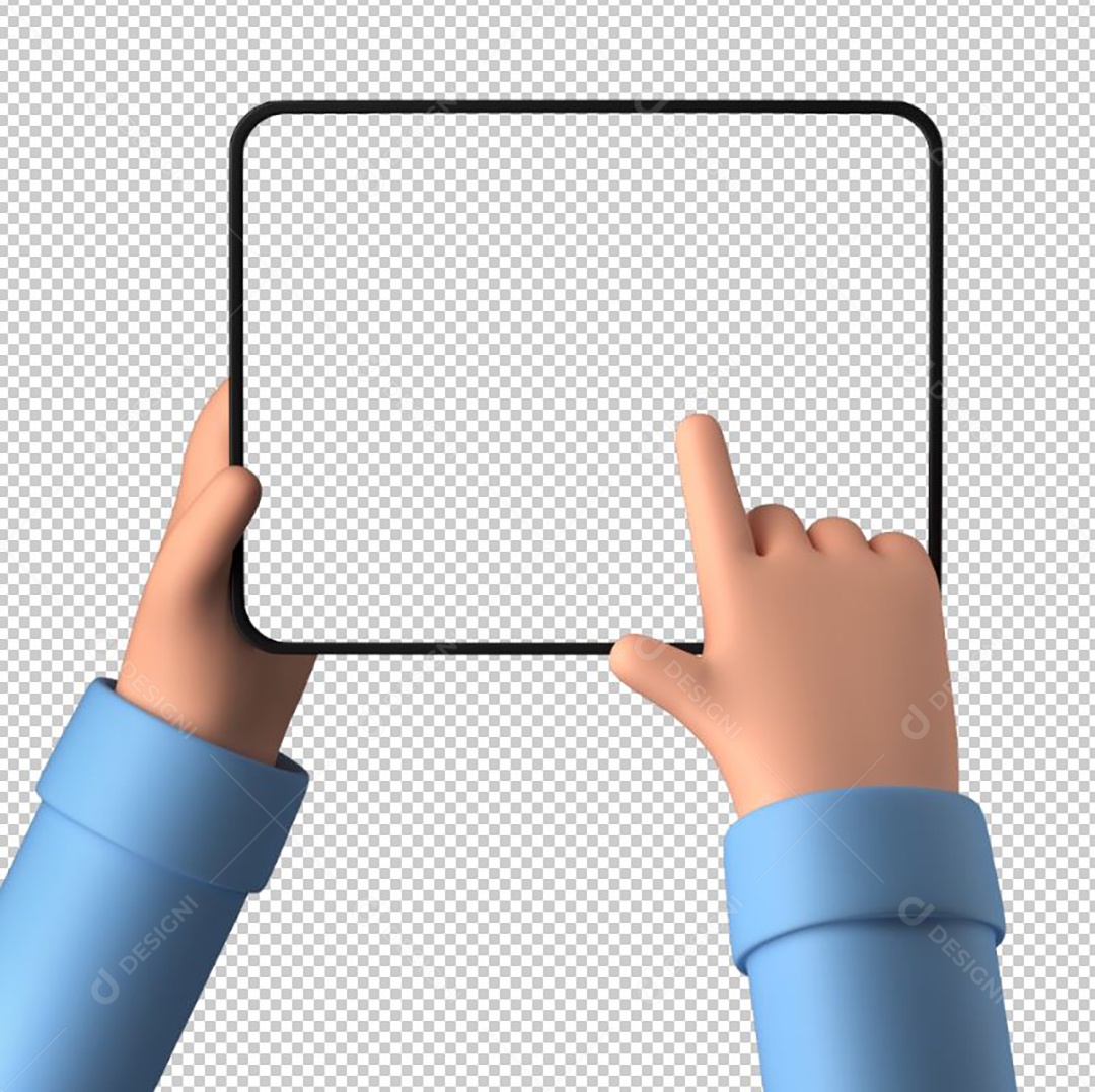 Tablet Ipad Transparente Sem Fundo