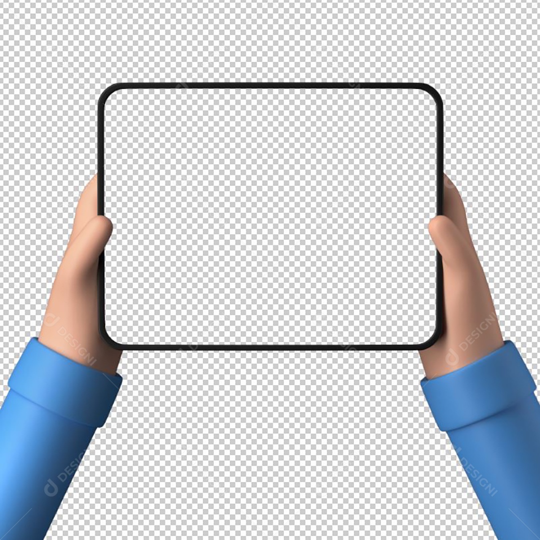 Tablet Ipad Transparente Sem Fundo