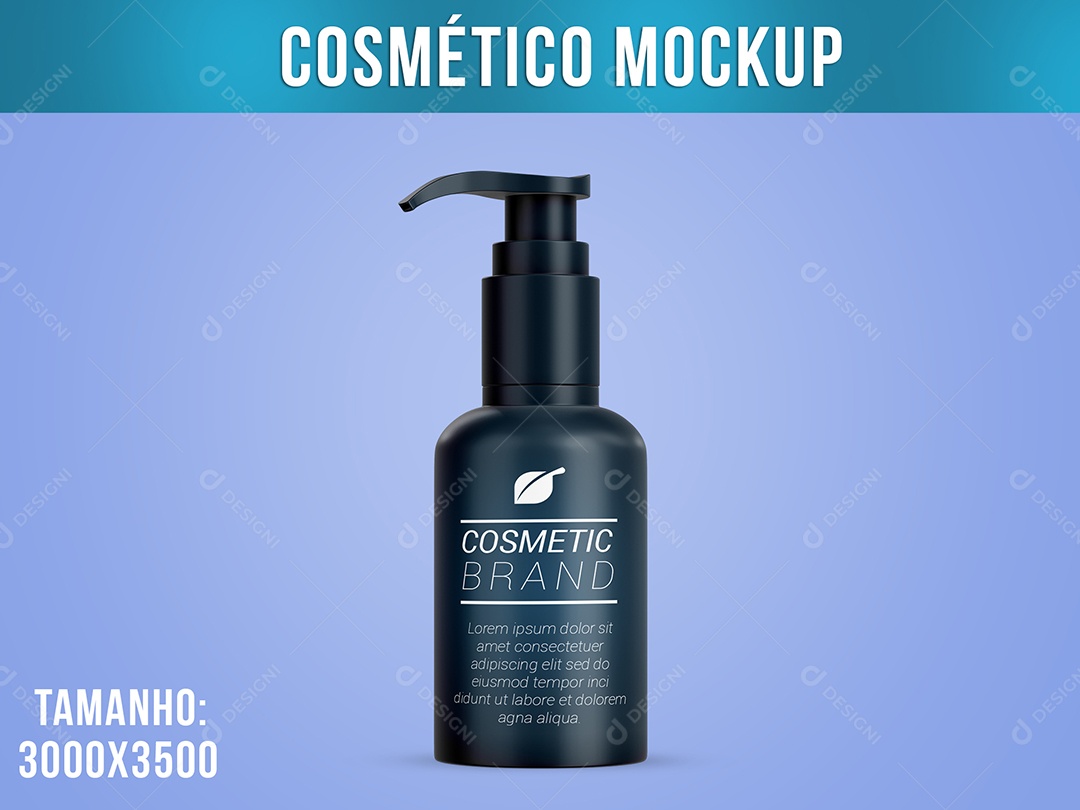 Cosmético Mockup PSD