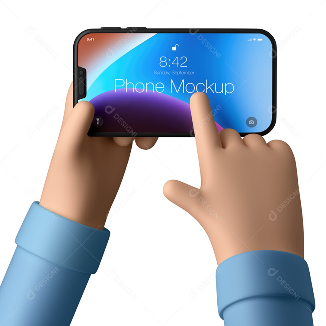 IPhone Celular Smartphone Mockup PSD