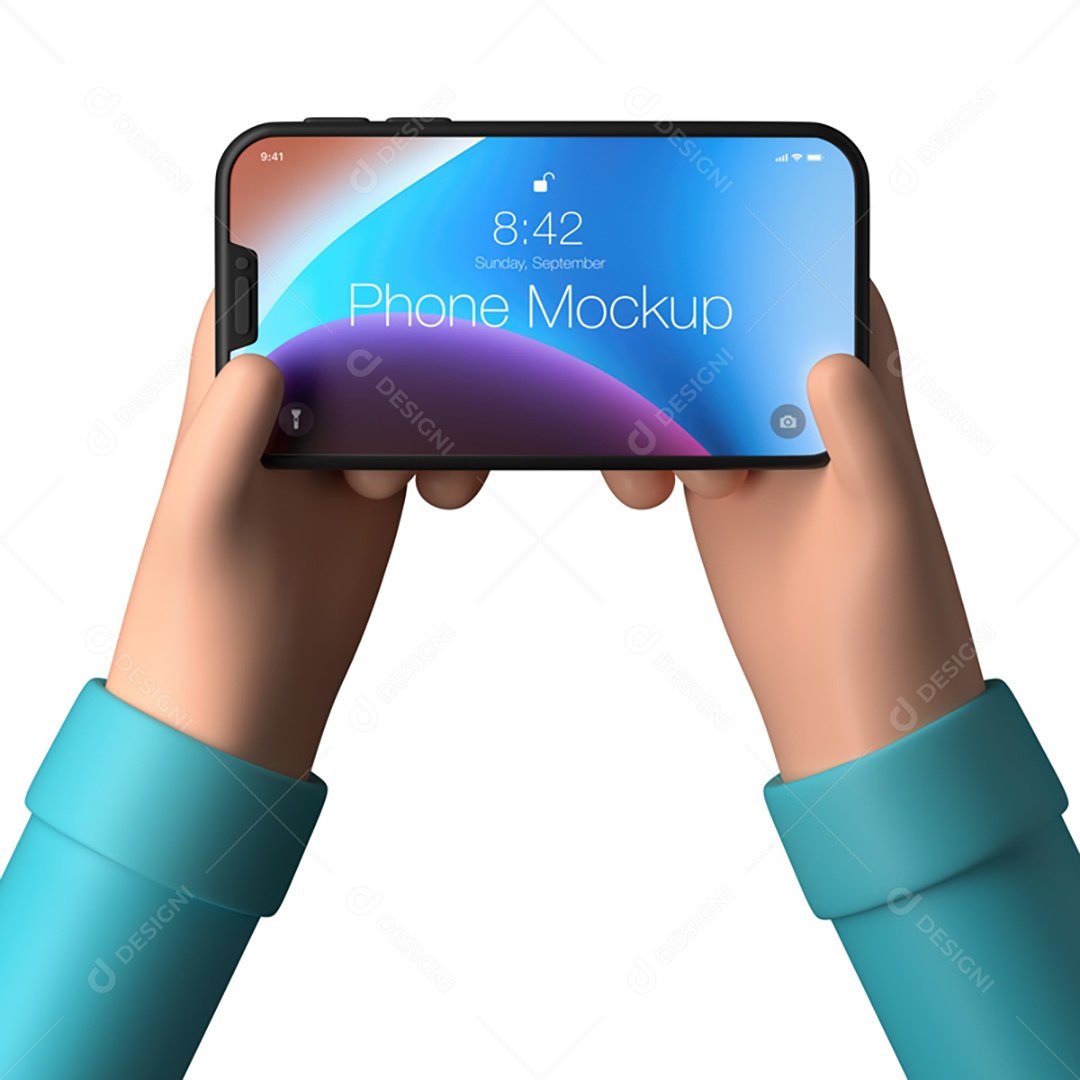 IPhone Celular Smartphone Mockup PSD