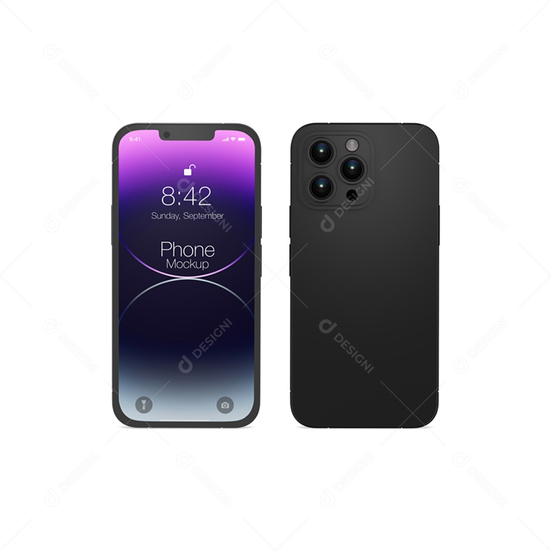 IPhone Celular Smartphone Mockup PSD