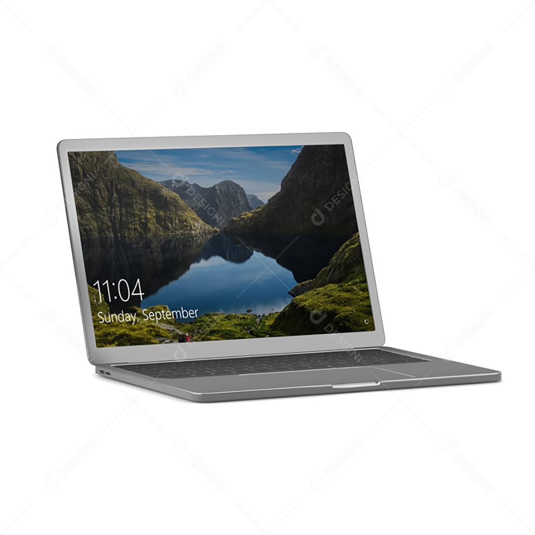 Mockup laptop notebook PSD