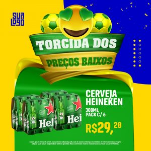 Template Social Media Copa do Mundo Torcida Dos Preços Baixos PSD Editável