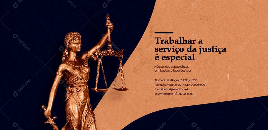 Capa de Facebook Advocacia PSD Editável