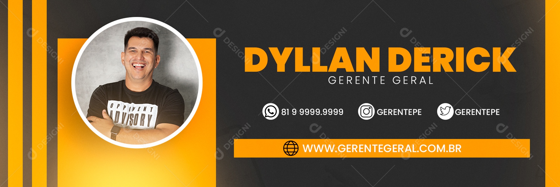 Assinatura de E-mail PSD Editável