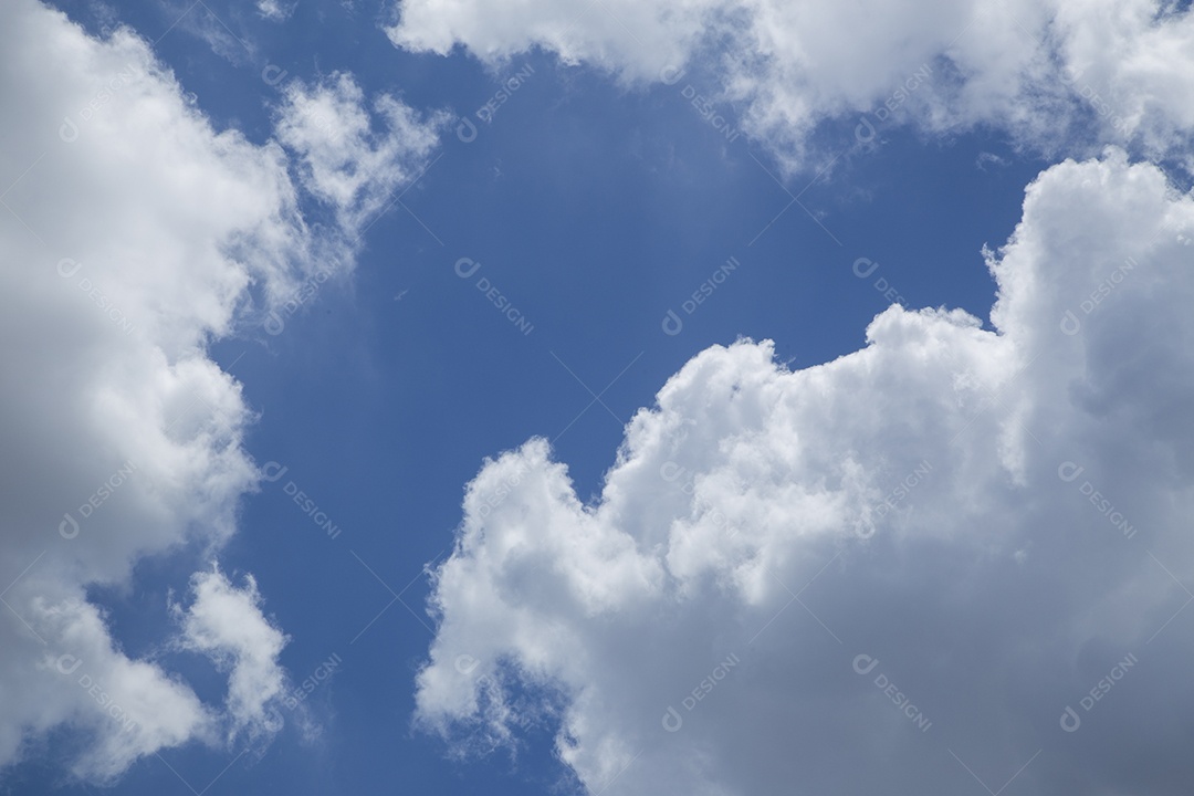 Blue sky and cloudy sky