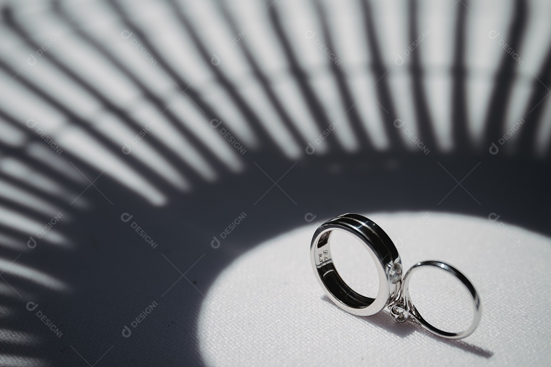 Anéis de casamento, estilo de imagem vintage