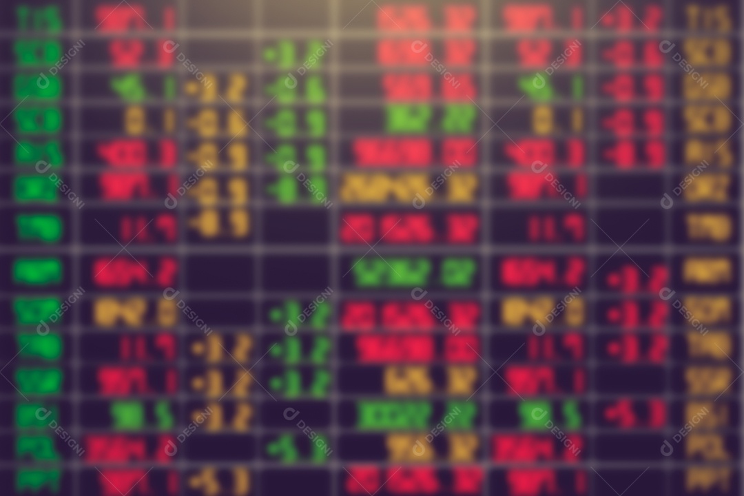 Mercado de ações embaçado para cor vintage de fundo.