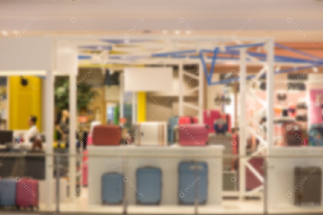 Fundo de desfoque de shopping.