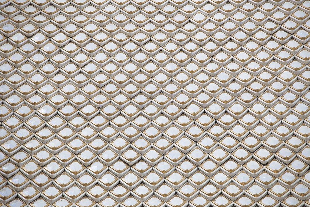 Fundo de texturas de tijolos de telhado.