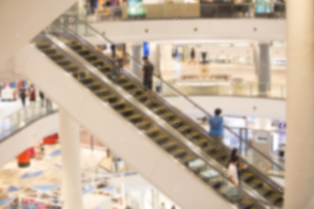 Fundo de desfoque de shopping.