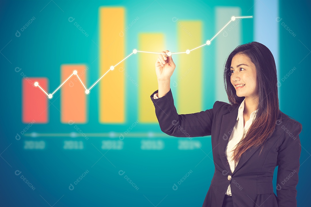 Sucesso profissional. Cor vintage.