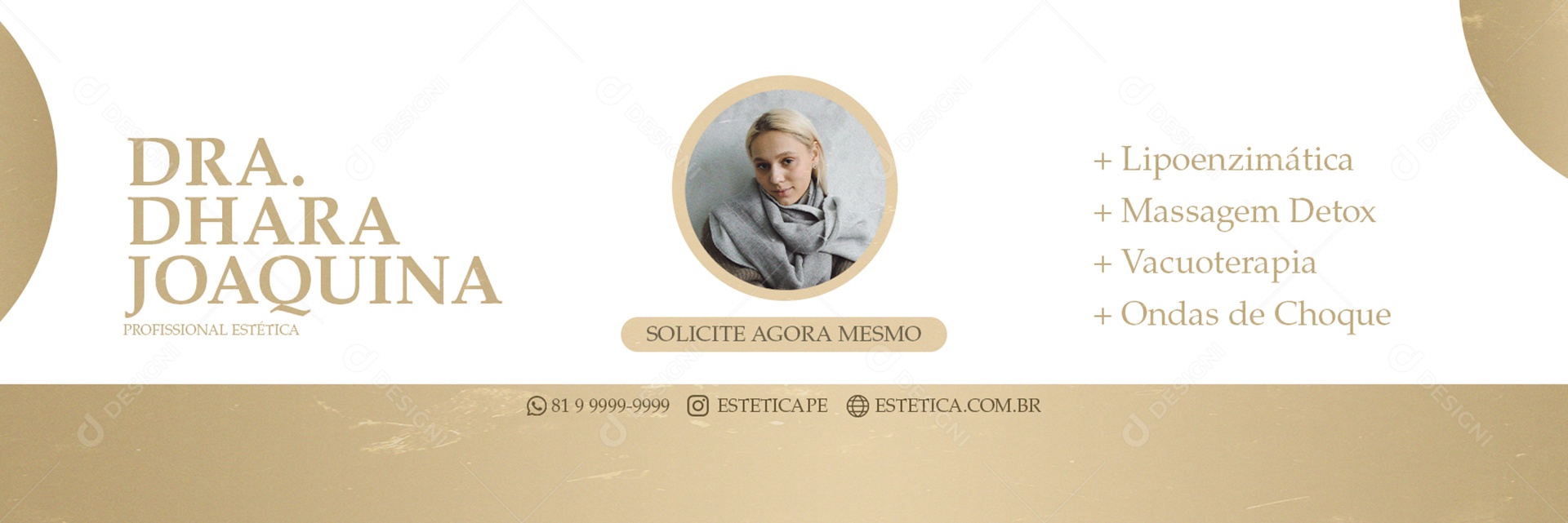 Assinatura de E-mail Estética PSD Editável