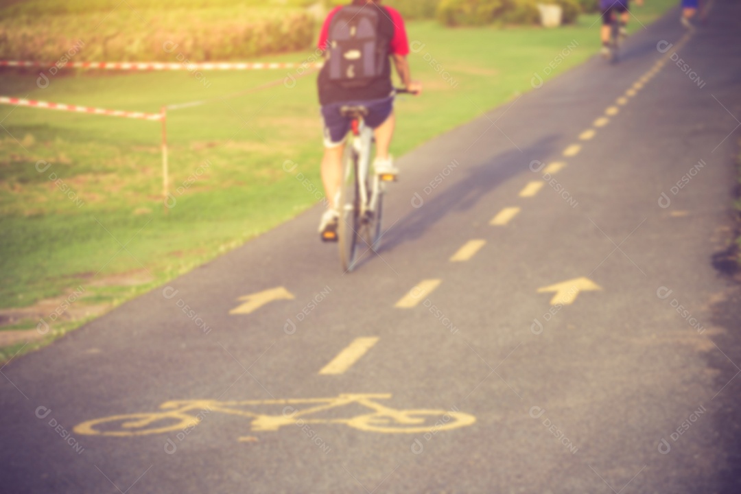 Ciclovia. Cor vintage.