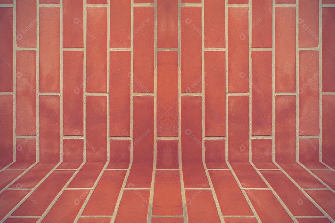 Parede de tijolos. Cor vintage